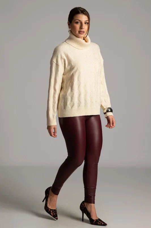 Leatherette Panties Waistband  