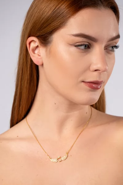 Necklace Angel Ring Gold