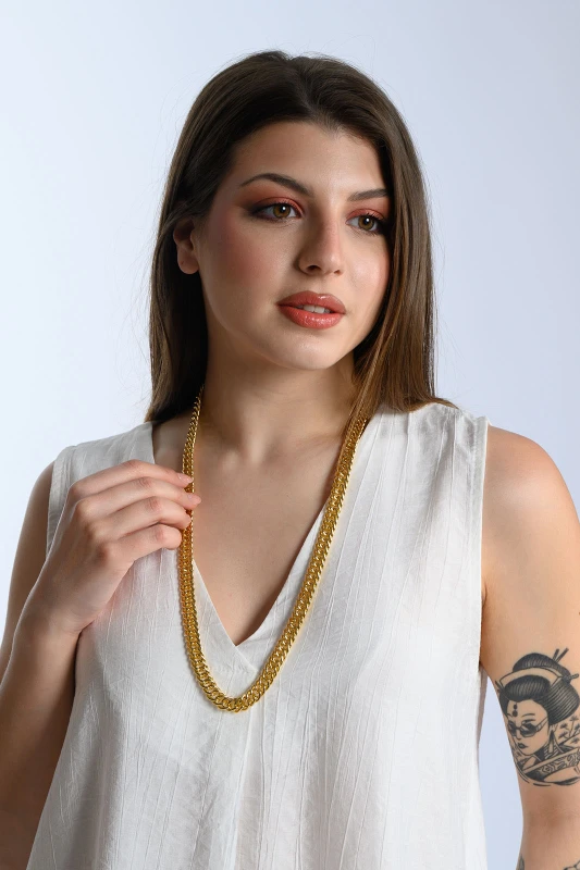 Elodie Chunky Steel Necklace