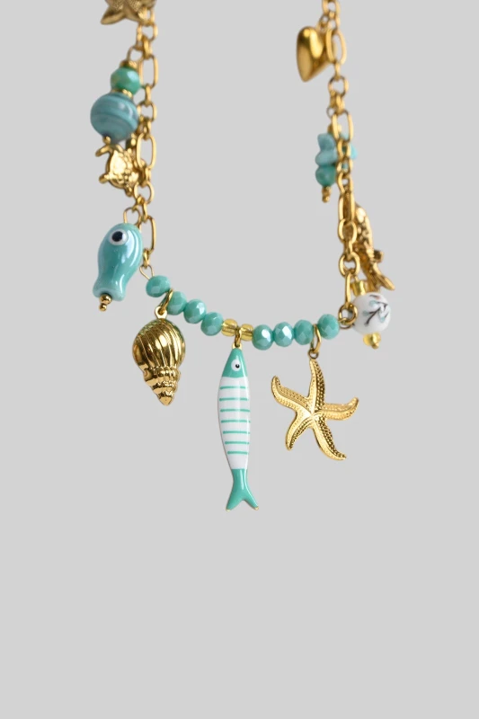 Κολιέ Ατσάλινο Sea Charms