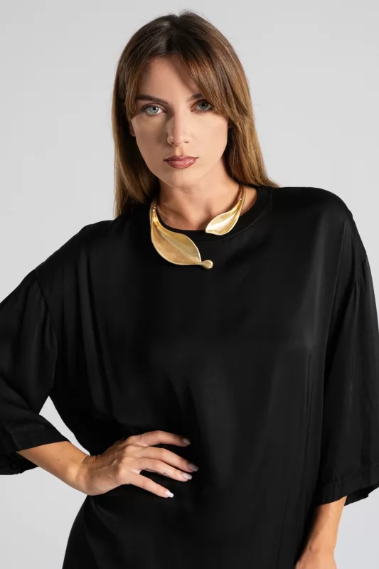 Κολιέ Choker Leaves