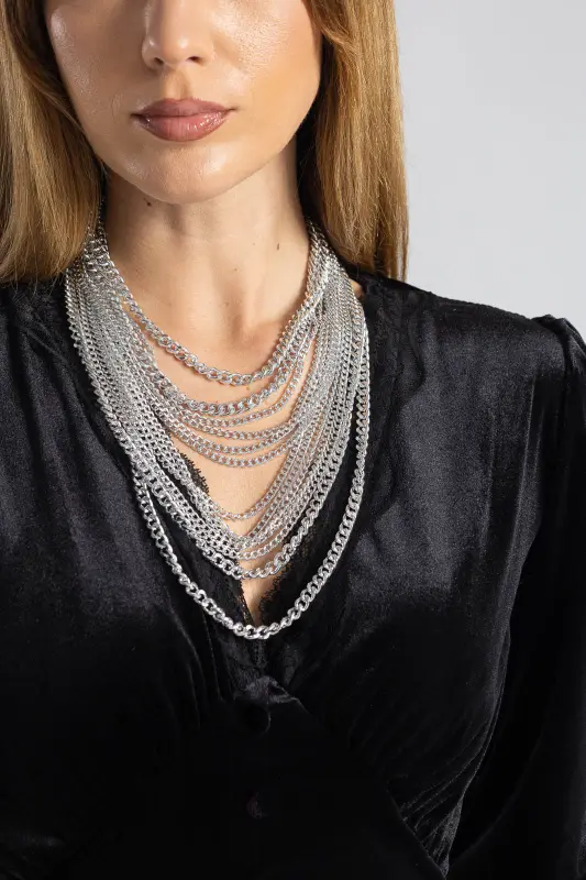 Κολιέ Διαδοχικές Αλυσίδες