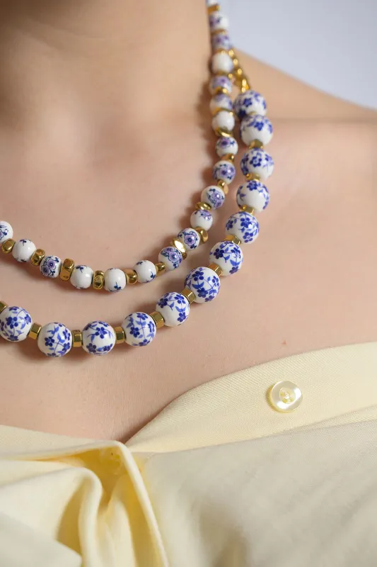 Κολιέ  Διπλή Αλυσίδα Cyclades