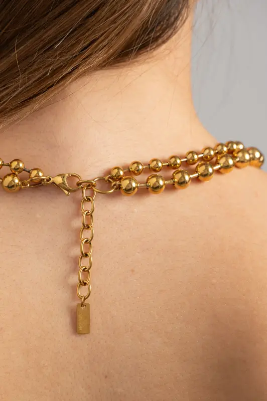 Necklace Double Beads 