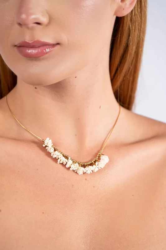Necklace Flower Gold