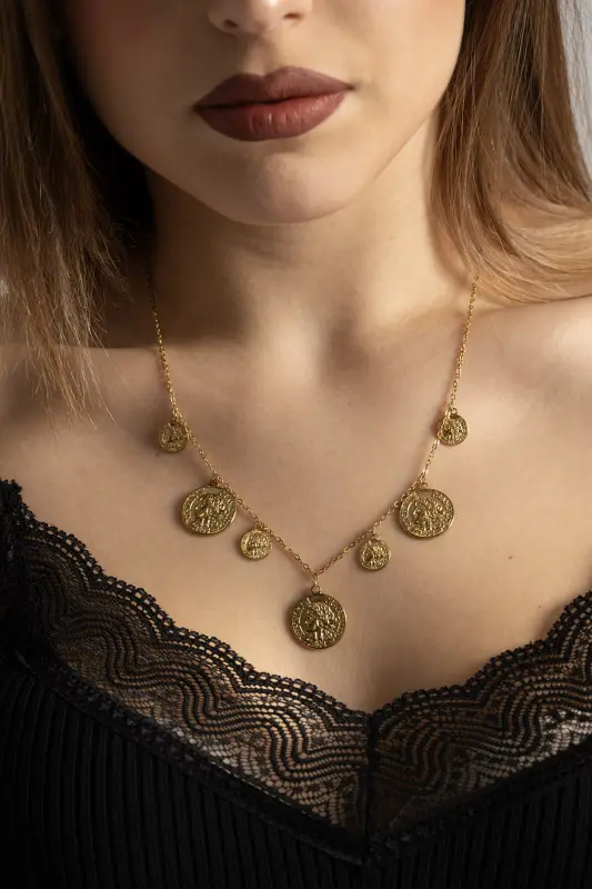 Κολιέ Κρεμαστά Στρογγυλά Στοιχεία