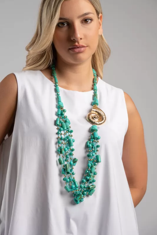 Necklace Lariat Shell