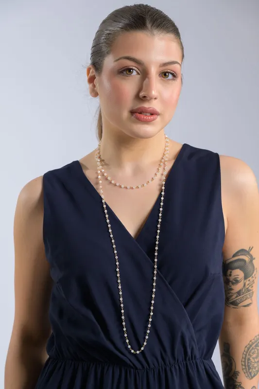 Rosario Lariat Necklace