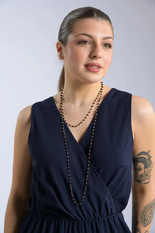 Rosario Lariat Necklace