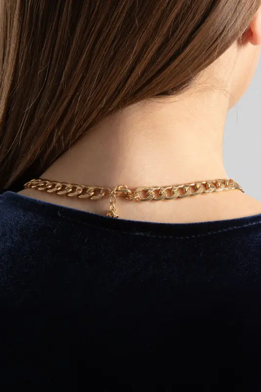 Κολιέ Μακρύ Μεταλλικά Στοιχεία