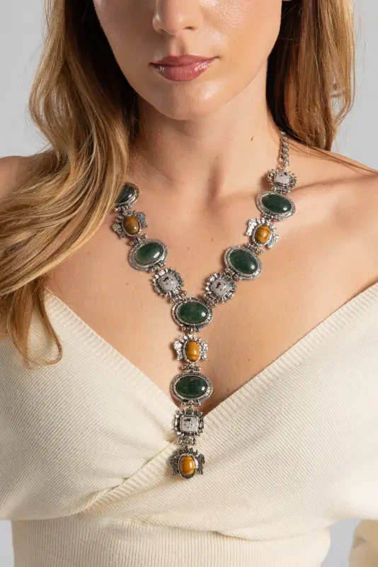 Κολιέ Μενταγιόν Ρετρό