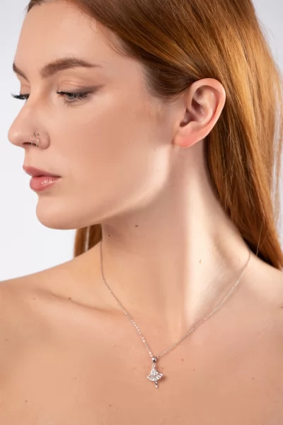 Necklace Ballerina Silver