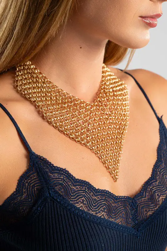 Necklace Statement Braided 