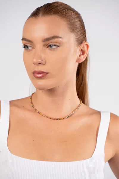 Necklace Strass Gold