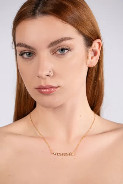 Necklace Tetris Gold