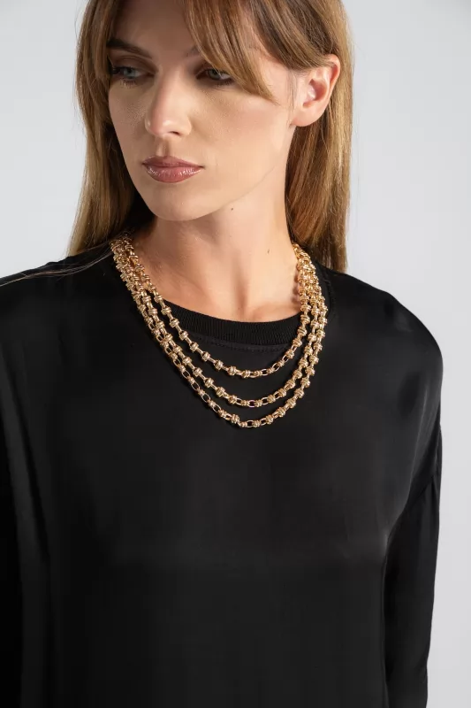 Triple Chain Necklace