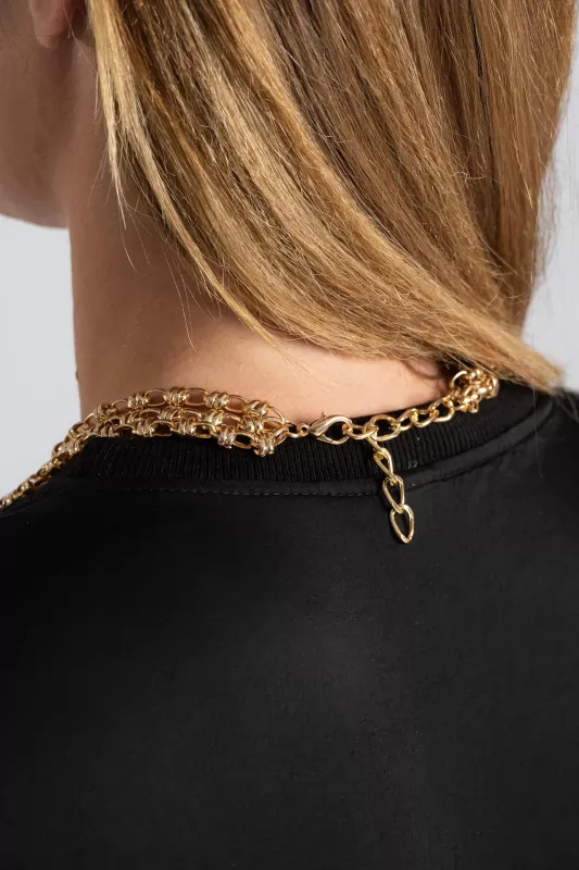 Triple Chain Necklace