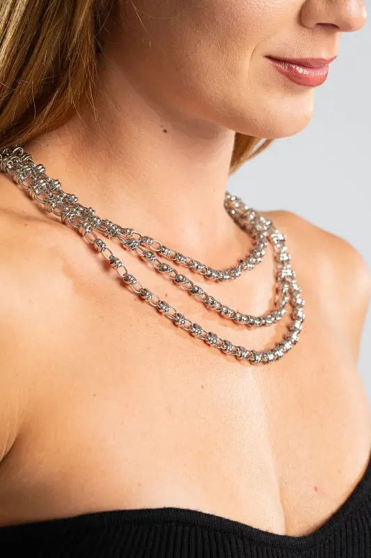Triple Chain Necklace