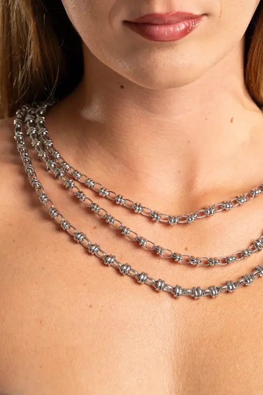 Triple Chain Necklace
