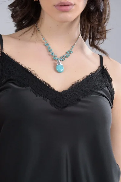 Necklace Turquoise Silver