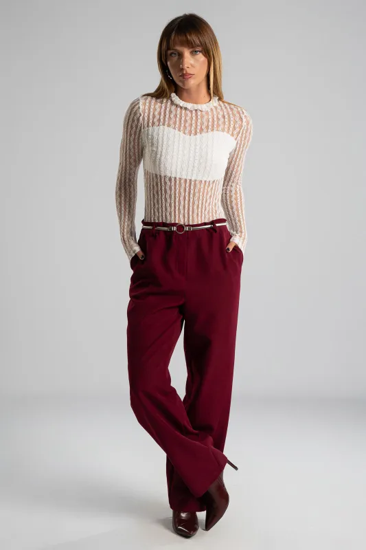 Bodysuit Transparency Lace