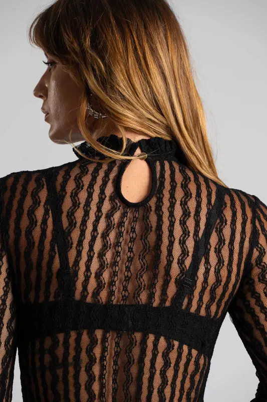 Bodysuit Transparency Lace