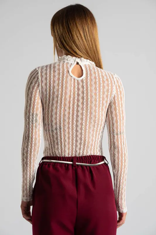 Bodysuit Transparency Lace