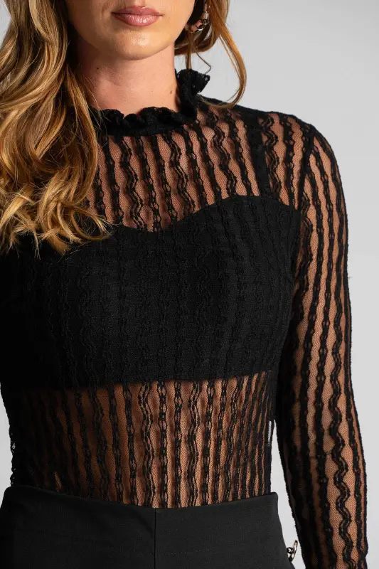 Bodysuit Transparency Lace