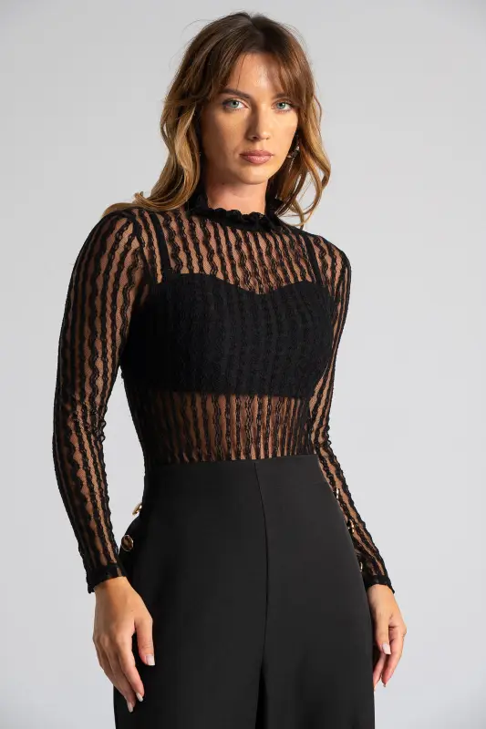 Bodysuit Transparency Lace