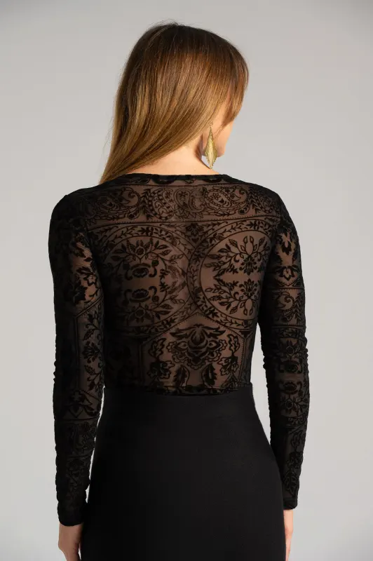 Κορμάκι Μπαρόκ Μεταλλικές Λεπτομέρειες