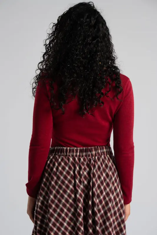 Κορμάκι Νημάτινο Ντραπέ Λαιμόκοψη