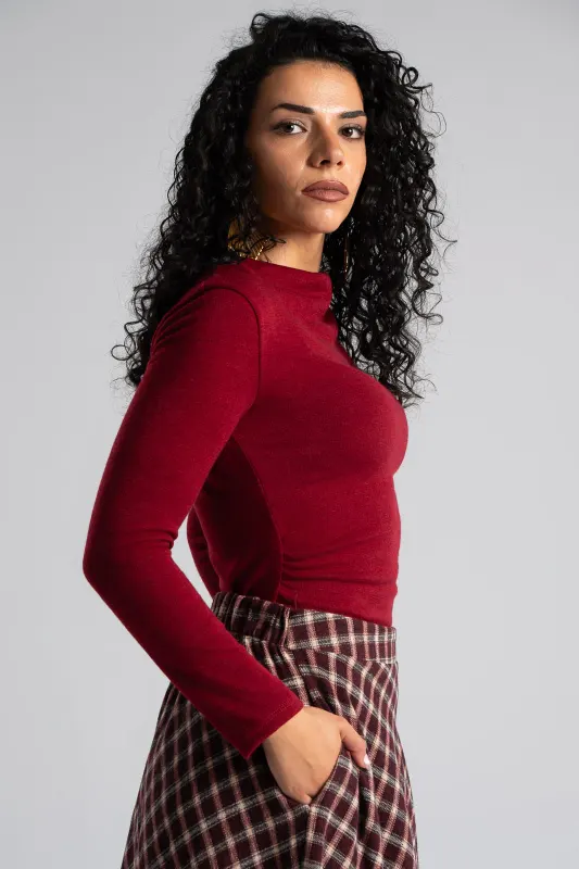 Κορμάκι Νημάτινο Ντραπέ Λαιμόκοψη