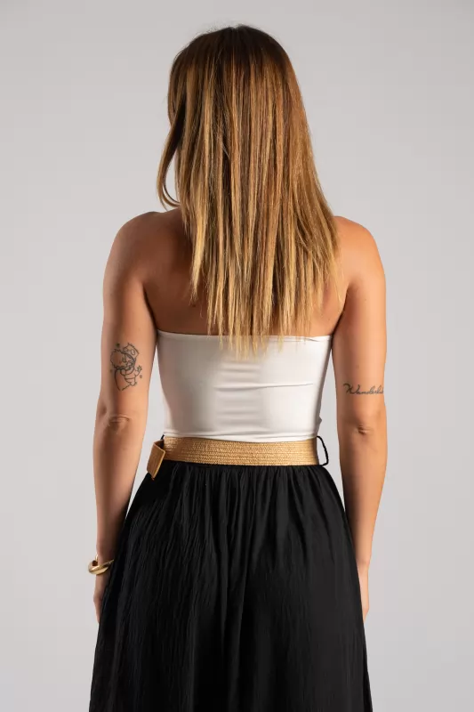 Κορμάκι Strapless Μονόχρωμο