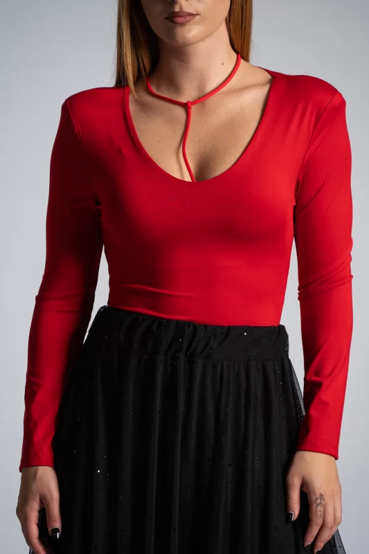Bodysuit V Neckline