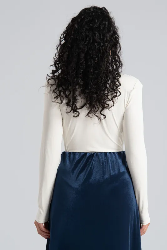 V-neck Bodysuit Ruffles