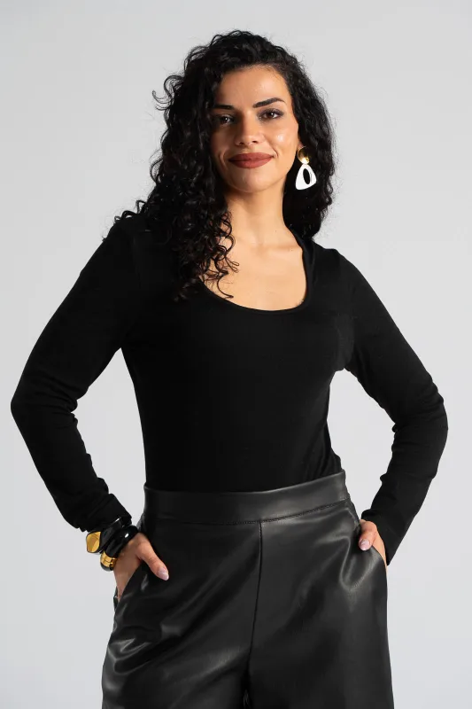 Bodysuit Cotton Round Necklace