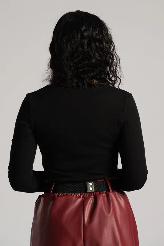 Bodysuit Cotton Round Necklace