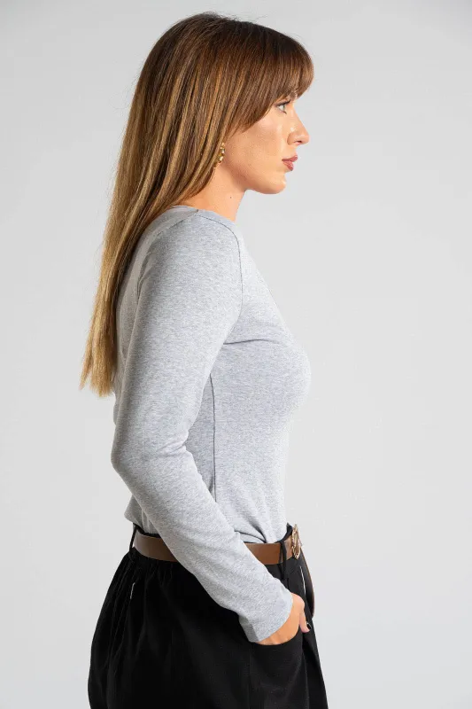 Bodysuit Cotton Round Necklace