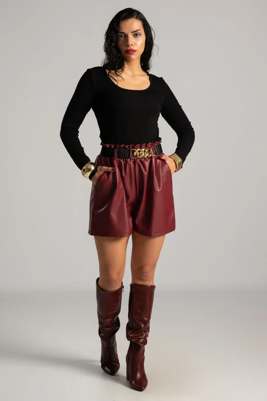 Bodysuit Cotton Round Necklace