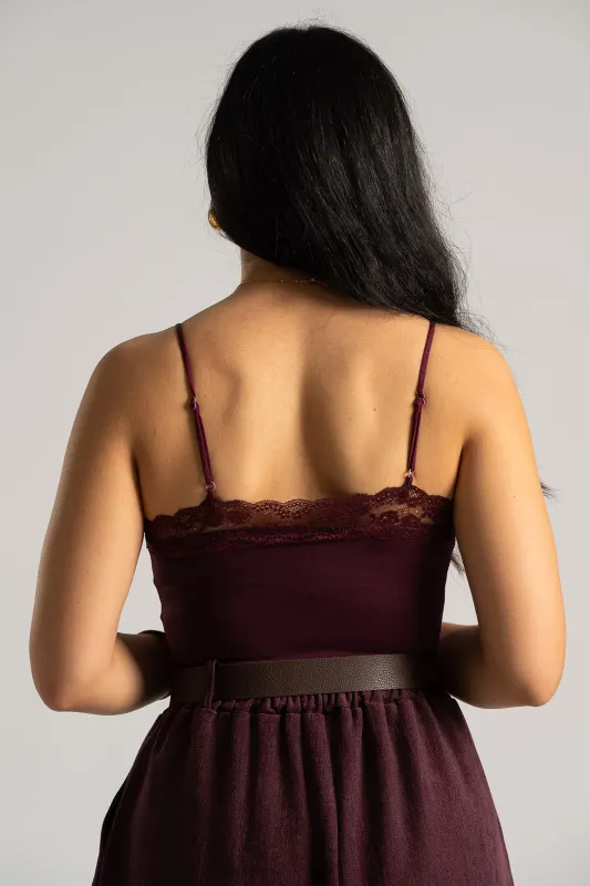 Κορμάκι Ζέρσει Δαντέλα