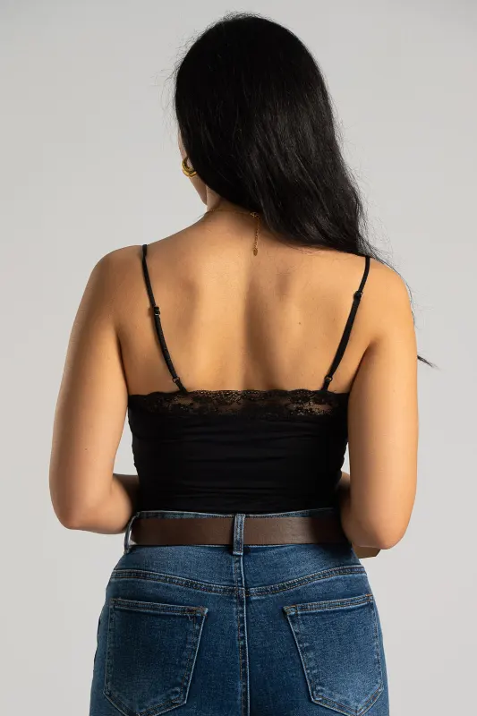 Κορμάκι Ζέρσει Δαντέλα