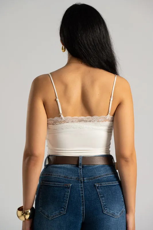 Κορμάκι Ζέρσει Δαντέλα