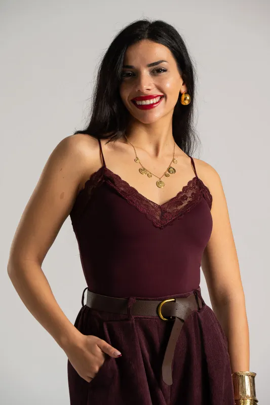 Bodysuit Jersey Lace 