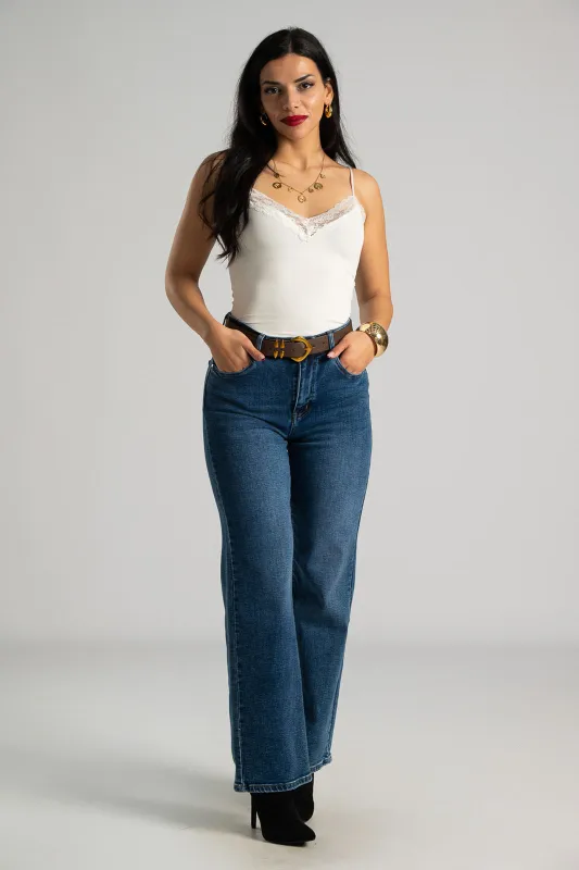 Κορμάκι Ζέρσει Δαντέλα