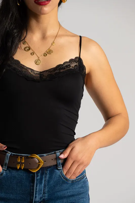 Κορμάκι Ζέρσει Δαντέλα