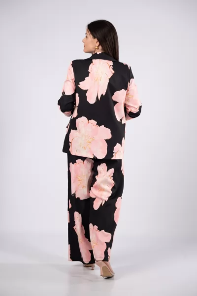 Suit Floral Black