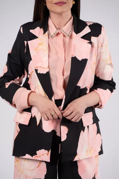 Suit Floral Black