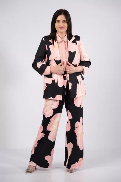Suit Floral Black