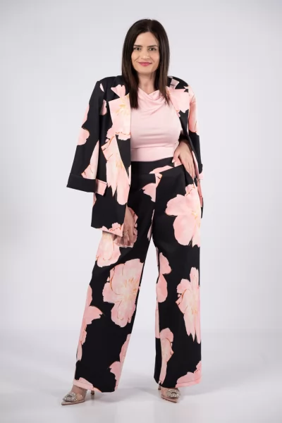 Suit Floral Black