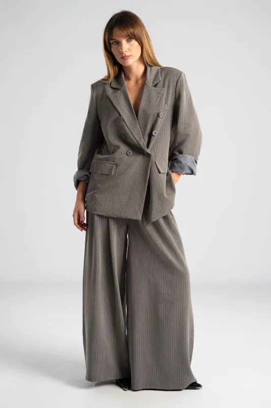 Κοστούμι Με Ρίγες